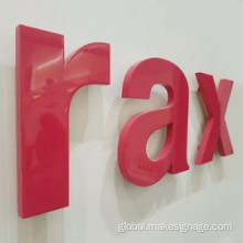 Outdoor Plastic Acrylic Letter Signs Acrylic Wall Art Decoration Manufactory